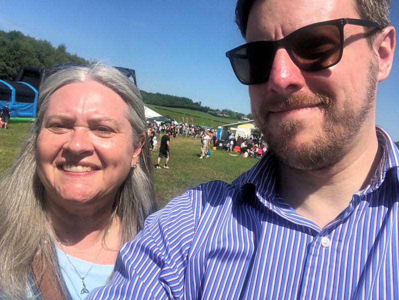 Glorious sunny day at the #WestFifeShow talking to stakeholders such as ⁦