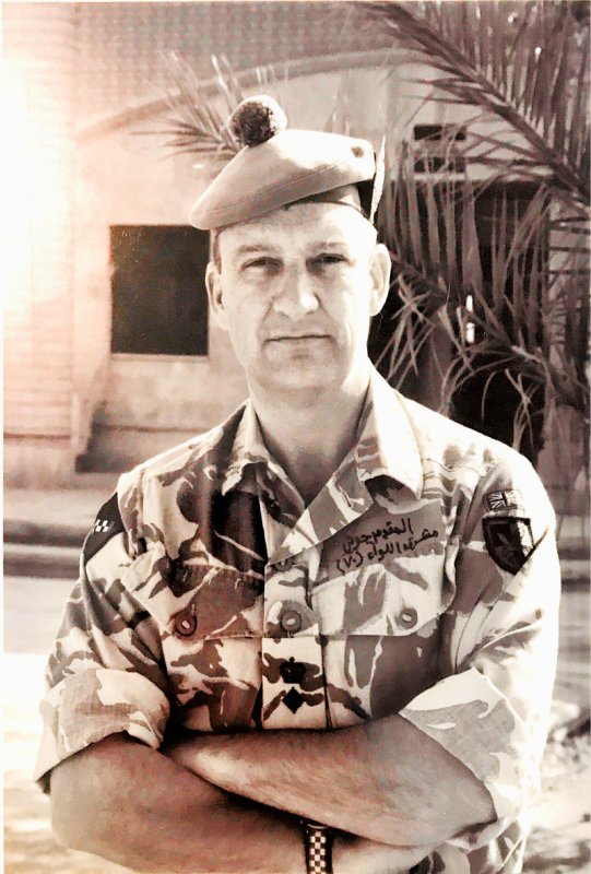 CO of the Argylls in Iraq 2004